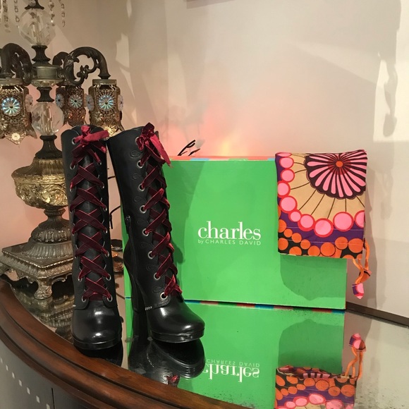 NWT Charles by Charles David “Valiant” Black Boots - Picture 8 of 16